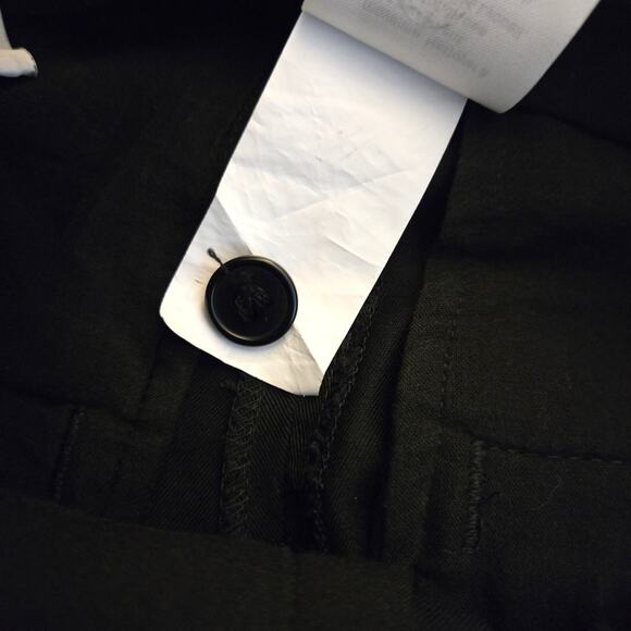 COS Black Pleated Dress Shorts Size 6 100% Lyocell - Picture 8 of 8